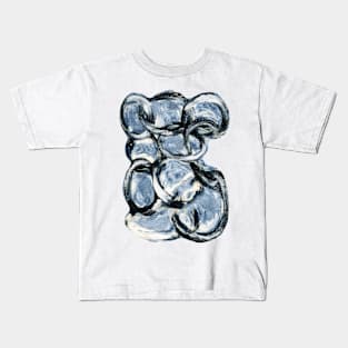 Blue Toulouse chains (cut-out) Kids T-Shirt